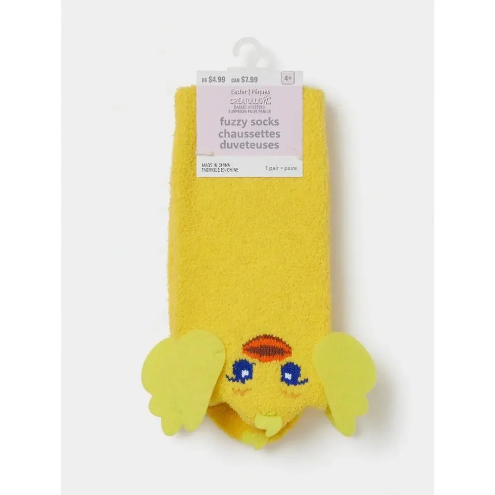 Creatology Easter Fuzzy Chick Socks (1 Pair)